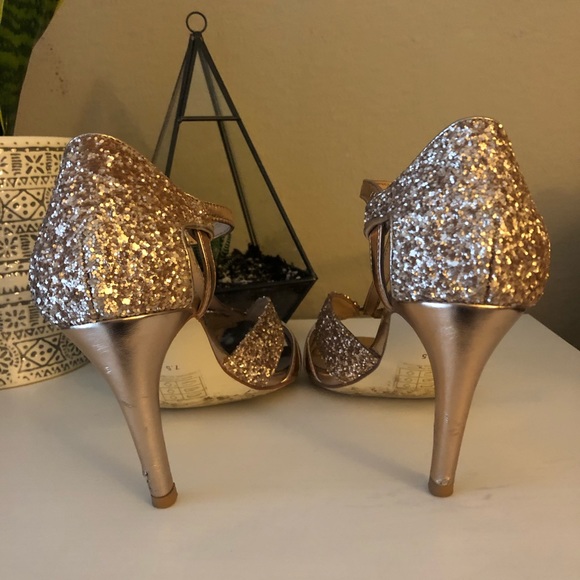 🌟EUC🌟Billy Ella Rose Gold Heels - Picture 3 of 6